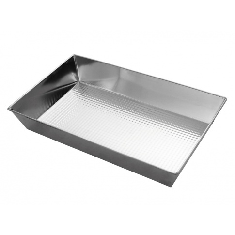 Prostokątna blacha fakturowana do ciast 39x23,5x7 w sklepie Dedekor.pl