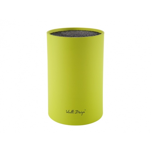 Owalny blok do noży Vialli Design Verde zielony w sklepie Dedekor.pl
