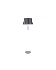 Srebrna lampa podłogowa Glamour 142x40x40 w sklepie Dedekor.pl