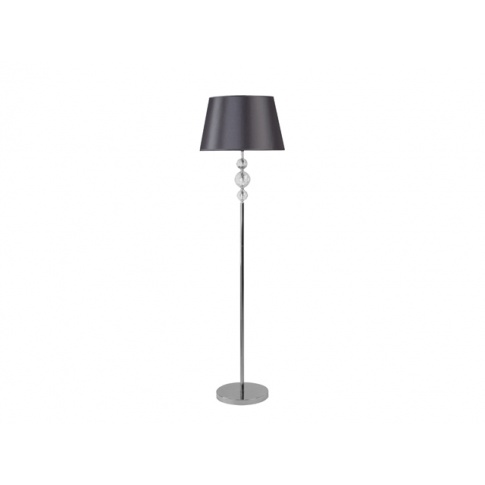 Srebrna lampa podłogowa Glamour 142x40x40 w sklepie Dedekor.pl