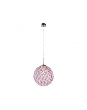 Dekoracyjna lampa wisząca Viva Purple kula śr.30