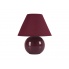 Bordowa lampa stołowa Color Burgund wys.26 w sklepie Dedekor.pl