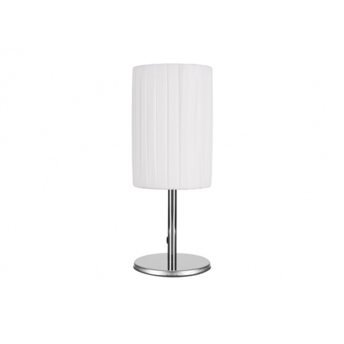 Biała lampa stołowa Nordic Roll wys.26 okrągła w sklepie Dedekor.pl