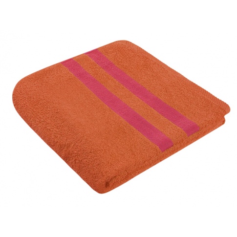 Pomarańczowy ręcznik bawełniany 50x90 w sklepie Dedekor.pl