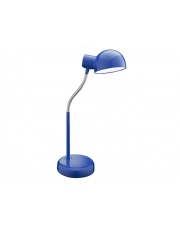 Niebieska lampka na biurko Rex wys.52 giętka w sklepie Dedekor.pl