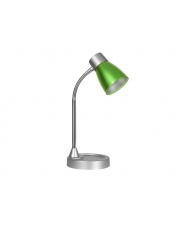 Zielona lampa biurkowa Sylvester wys.28 giętka