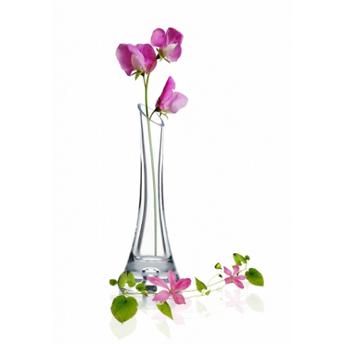 Ozdobny wazon z łezką ze szkła wys.20 cm w sklepie Dedekor.pl