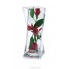 Ozdobny wazon szklany Twister 10x10x25 w sklepie Dedekor.pl