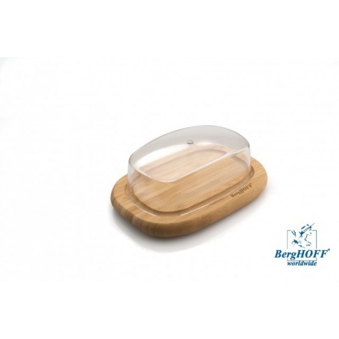 Owalny pojemnik bambusowy z pokrywką Berghoff 18,5x13x7  w sklepie Dedekor.pl