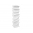 Biały wazon prostokątny z ceramiki 56x16x16 w sklepie Dedekor.pl