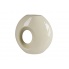 Ceramiczny wazon ozdobny z dziurką kremowy w sklepie Dedekor.pl