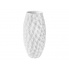 Biały wazon ceramiczny 43x20x20 natural w sklepie Dedekor.pl