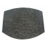 Czarna patera dekoracyjna z ceramiki 33,5x30,5x6,5 natural w sklepie Dedekor.pl