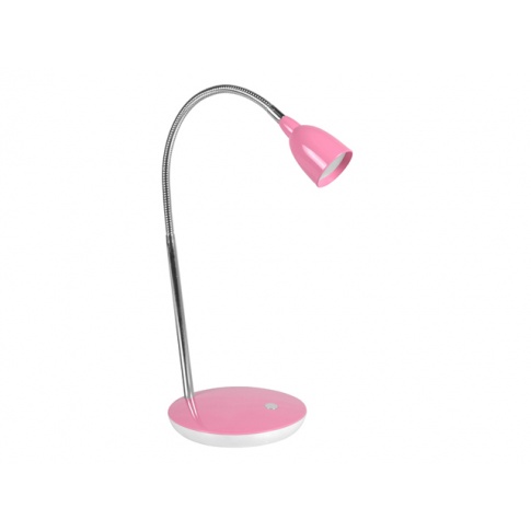 Różowa lampa giętka na biurko Mil wys.41,5 w sklepie Dedekor.pl