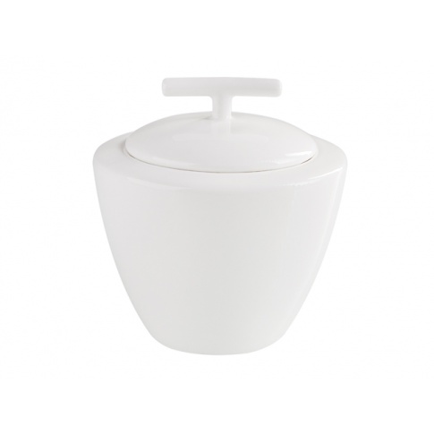 Biała cukiernica z porcelany Squito Yong 350 ml z pokrywką w sklepie Dedekor.pl