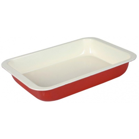 Ceramiczna brytfanna Fusion Fresh 36,5x24,5 red w sklepie Dedekor.pl