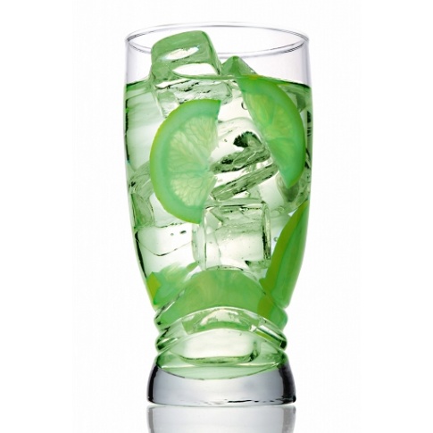 Ozdobna szklanka wysoka do drinków 340 ml w sklepie Dedekor.pl