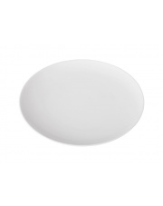Biały talerz płytki z porcelany Brunch śr.27,5