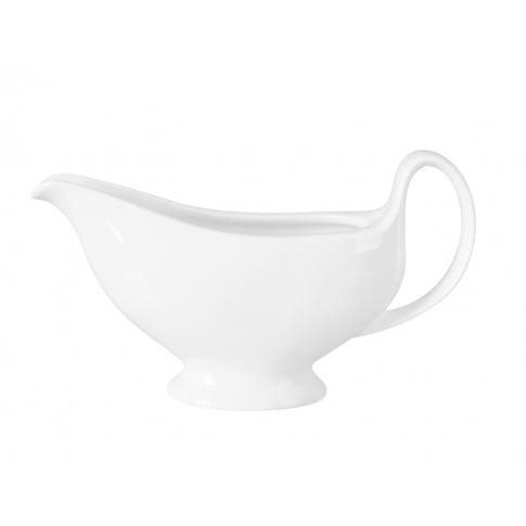Stylowa sosjerka Brunch 300 ml biała porcelana w sklepie Dedekor.pl