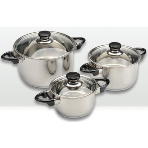 Zestaw garnków BergHOFF Vision Premium 6 elem. w sklepie Dedekor.pl