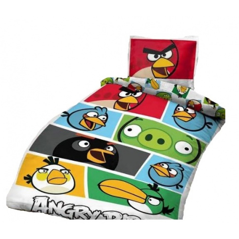 Bajkowa pościel dziecięca Angry Birds 140x200 w sklepie Dedekor.pl