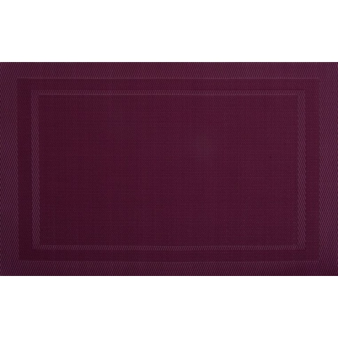Mata stołowa PVC/PS wiśnia 30x45cm VELVET w sklepie Dedekor.pl