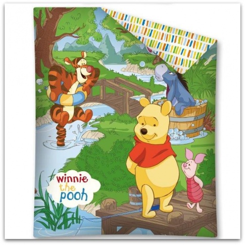 Pościel Kubuś Puchatek na rybach 140x200 w sklepie Dedekor.pl