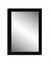 Nowoczesne Lustro w czarnej ramie 60x50 w sklepie Dedekor.pl