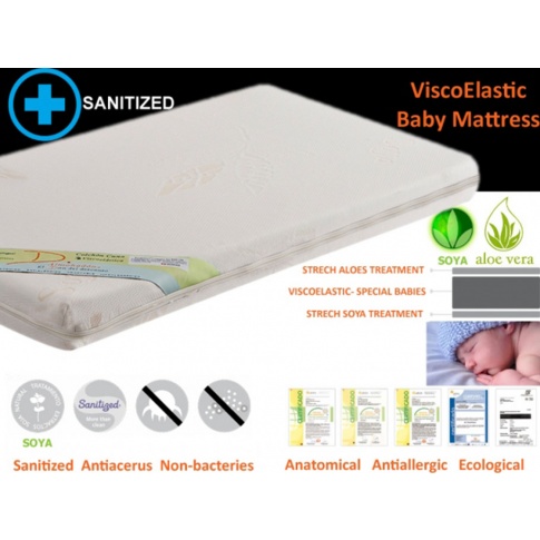 Termoelastyczny materac dziecięcy ViscoElastic 60x120x7 w sklepie Dedekor.pl
