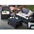 Meble Ogrodowe Corfu Technorattan Antracyt w sklepie Dedekor.pl
