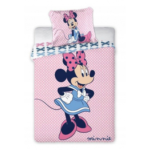 Pościel Bawełniana Disney Minnie Mouse 100x135 cm w sklepie Dedekor.pl