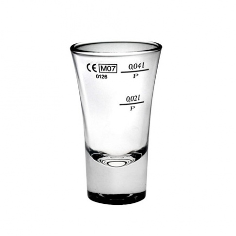 Kieliszek Boston z miarką 20 ml i 40 ml  w sklepie Dedekor.pl