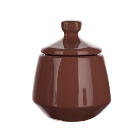 Cukiernica brązowa SQUARE 270 ml w sklepie Dedekor.pl