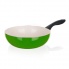 Aluminiowy WOK 24x7cm zielony w sklepie Dedekor.pl