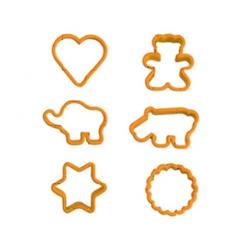 Wykrojniki do ciastek 6szt Orange Culinaria w sklepie Dedekor.pl