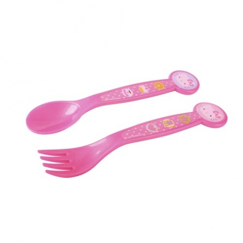 2cz sztućce dzieci plastikowe Hello Kitty w sklepie Dedekor.pl