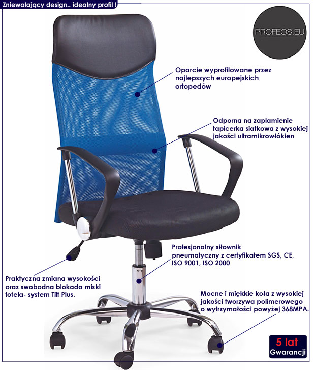 fotel obrotowy Vespan